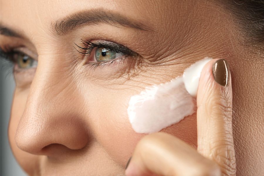 anti-aging on face