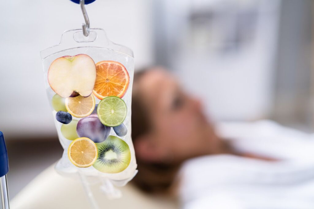 IV therapy, essential vitamins, minerals, and hydration