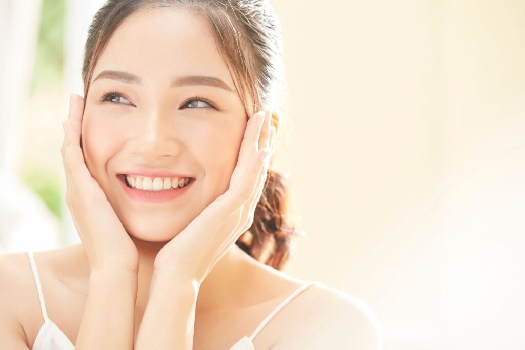 visible reduction in sun damage after erbium laser facial
