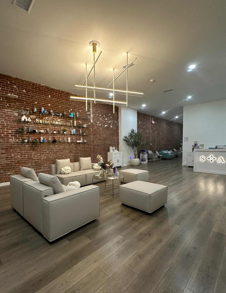 Saint Aesthetix Lobby for private event venue