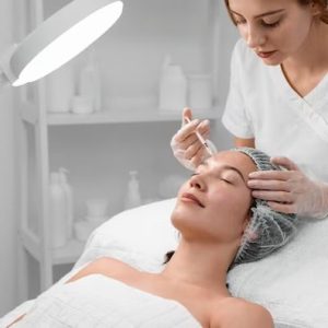 Dermatologist Injecting Dysport on Patient