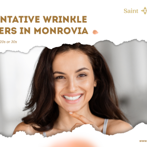 Smiling brunette woman.