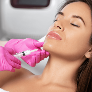 woman having kybella treatment